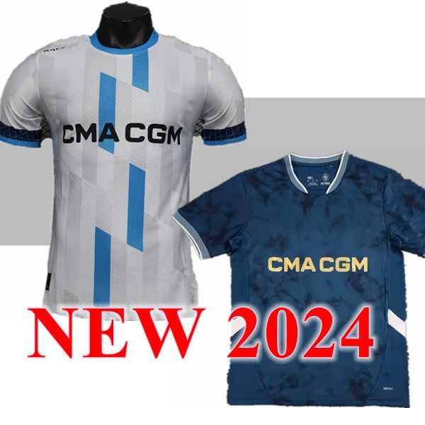 2024 2025 Maillot Marsiglia di maglie da calcio Cucina Guidouzi Alexis Payet Clauss camicie da calcio uomini bambini veretout sotto om olimpique vitinha fan giocatore