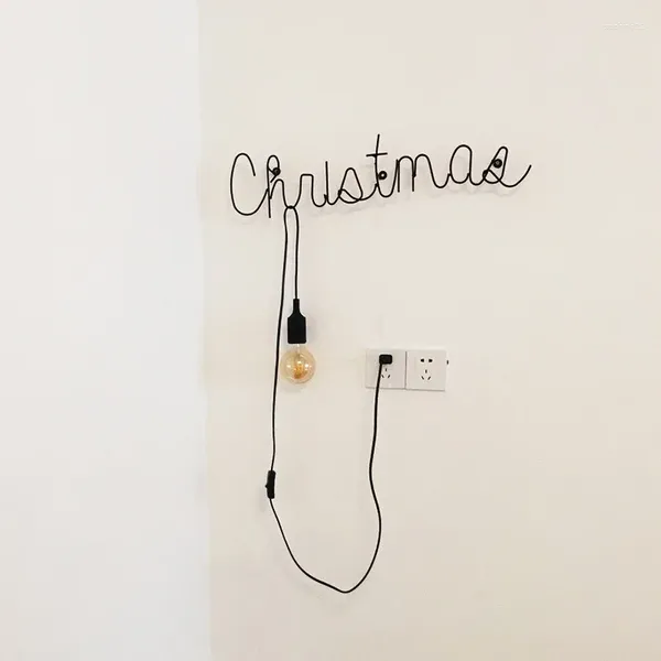 Декоративные фигурки Homlly Inspirational Black Wire Decor Decor Quotes Script Typograph