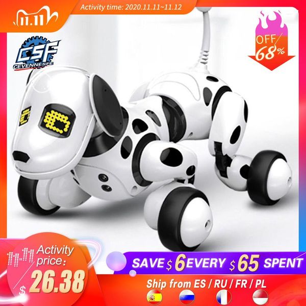 Novo controle sem fio Programável Smart Robot Dog Pet 2 Remote Kids Toy LJ201105 Talking Electronic Kid 2020 Presente Inteligente qrjvc