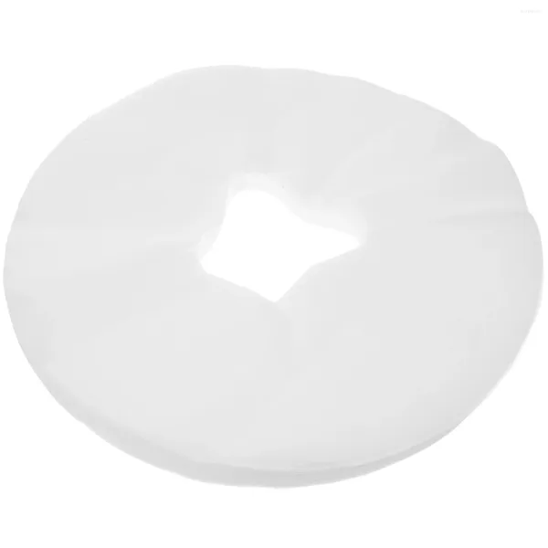 Pillow 100 Blättermasken Einweg Frauen Gesichtsbedeckung Nicht gewebter Stoffbetten 100pcs Salon Hole White Miss