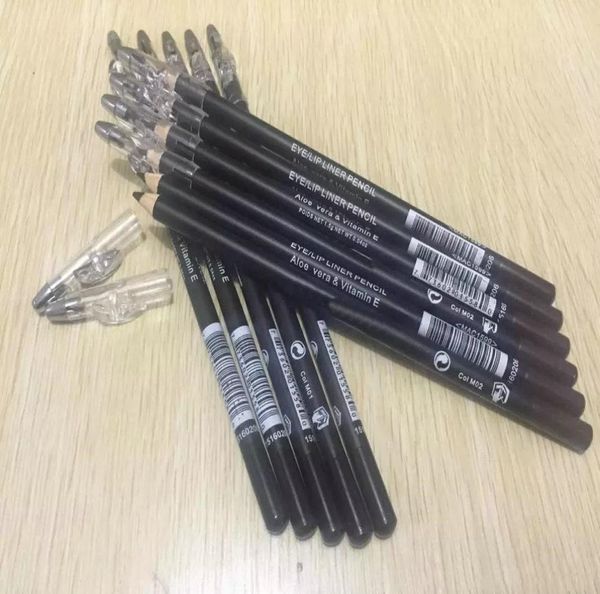 Nuova matita per sopracciglio per eyeliner impermeabile con matita per palpebra a affitto nero e marrone 12pcs5590177