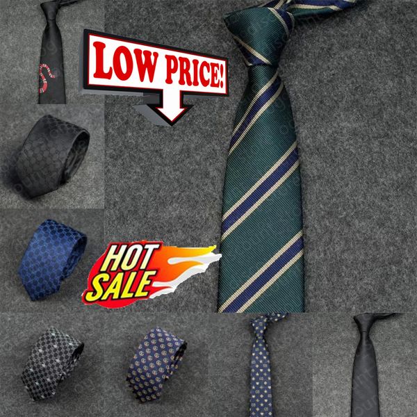 Nuovi uomini lega il designer di cravatta di seta di moda Jacquard classica cravatta fatta per uomini per uomini Casualità e strisce commerciali cravatte