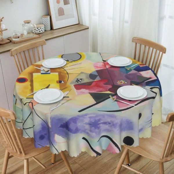 Столовая ткань круглый wassily kandinsky tableclot