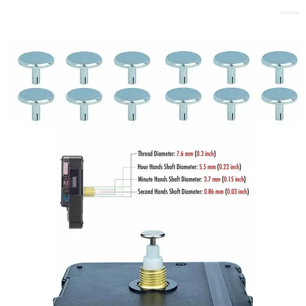 Аксессуары с часами настенный штифт серебряной крышка Сборка маленькие детали металлическая головка.