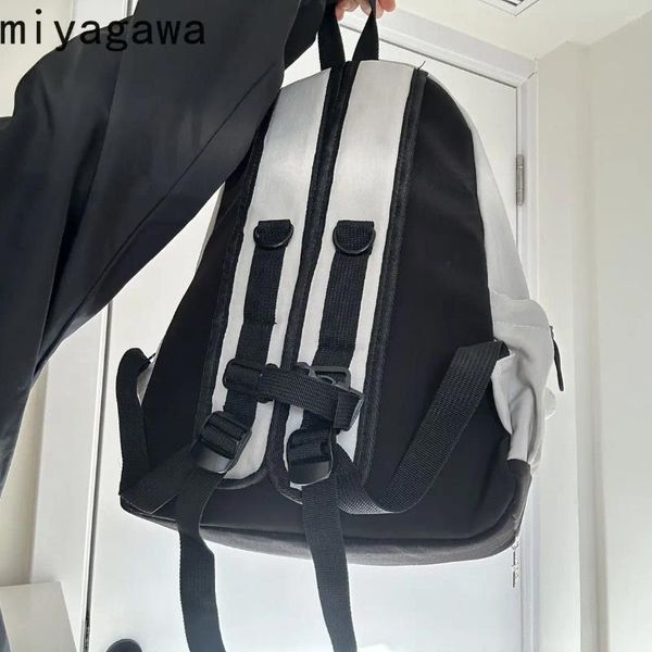 Rucksack Miyagawa Mode Harajuku -Student Kausal cooler Schmetterlingsrucksäcke 2024 Frauen Schultern Schultern Tasche