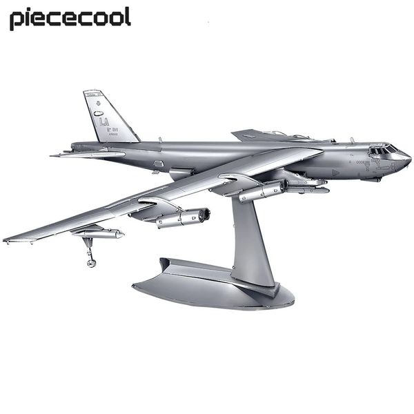 PICECOOL 3D Metall Puzzle Stratosphärische Festung Flugzeugmodell Kit Assembly DIY Toys Erwachsene Flugzeug Handwerk Weihnachtsgeschenke 169 Stücke 240428