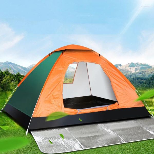 Tendas e abrigos ao ar livre portátil dobramento totalmente automático de 2-3 pessoas acampando em Full Set Beach Park