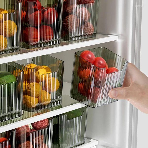 Aufbewahrung Flaschen Kühlschrank Seitentür Artefakt Lebensmittelqualität grüne Zwiebel Ingwer Knoblauchkonservierung Behälter Kunststoff Küchenschachtel