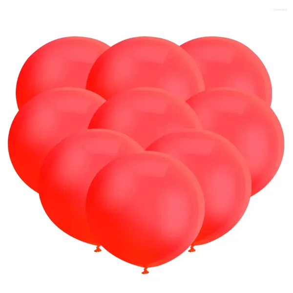 Decoração de festa balões vermelhos 18 polegadas Big Latex Giant Balloon Jumbo grosso para o dia dos namorados