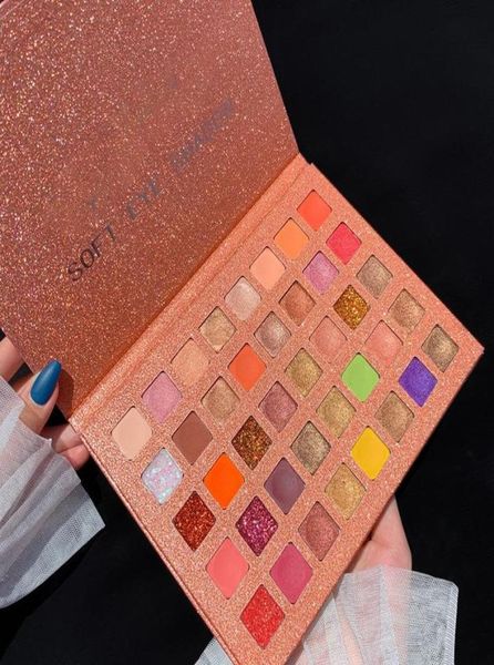 Palette di ombretti per ombretti 40 colori vibranti di bellezza vibrante opaca e luccichio per ragazze trucco da donna maquillaje9417262