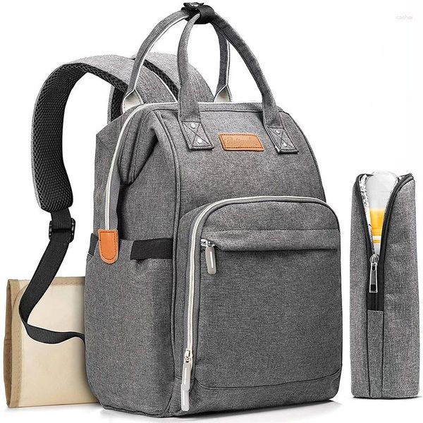 Rucksack USB Mumie Mutterschaft Windel Bag Marke großer Kapazität Kinderwagen Baby Reisedesigner Pflege