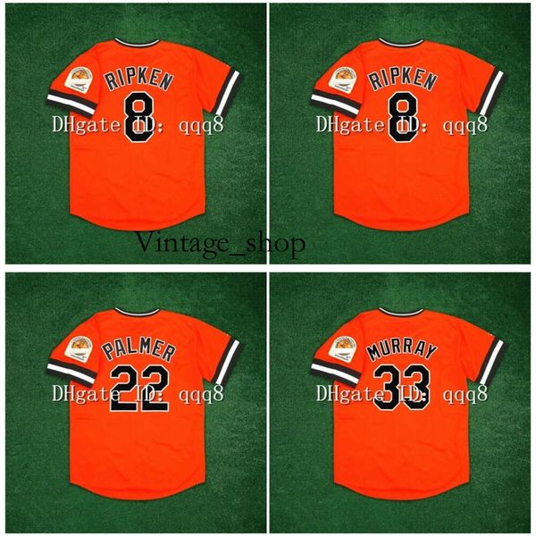 Vin 1984 Vintage Beyzbol Forması Jim Palmer Eddie Murray 30. Yıldönümü Cal Ripken Jr.