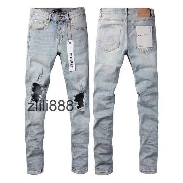 Jeans Mor Mor Marka Jeans Erkekler Pantolon Yüksek Son Kalite Düz Tasarım Retro Sokak Giyim Sırp Tüzbeli Joggers Pant High Citity Nakış Jean