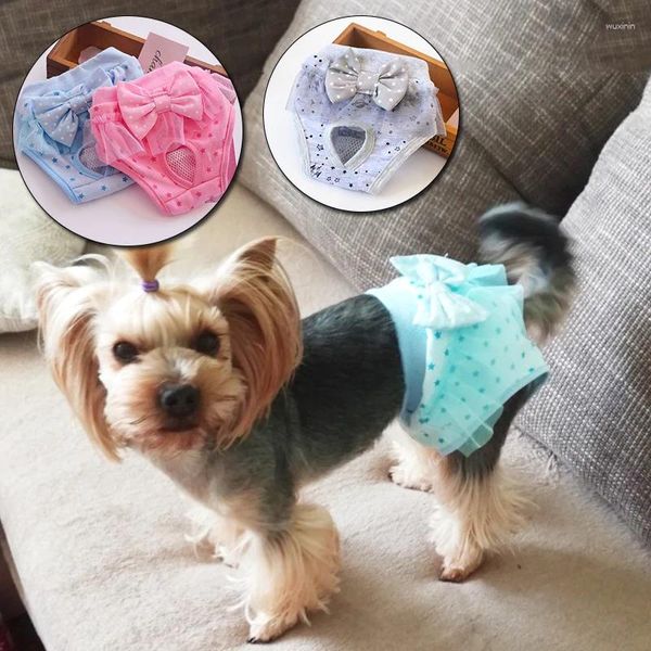 Vestuário para cães pet sanitaria de calça fisiológica cães pequenos cachorros roupas de gato roupas laváveis shorts duráveis calcinha produtos de calcinha