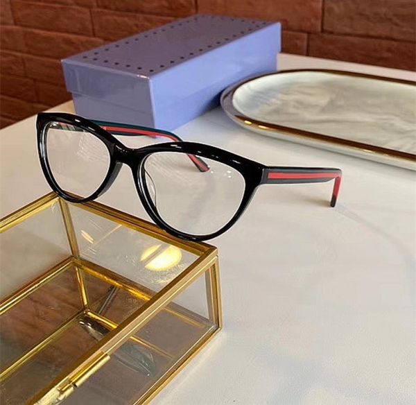 2020 neuer Stil GG0592 Kleine Cateye Fullrim Gläses Rahmen 5317145 für Frauen Multicolor Pureplank für verschreibungspflichtige Brillen Fulls7805832
