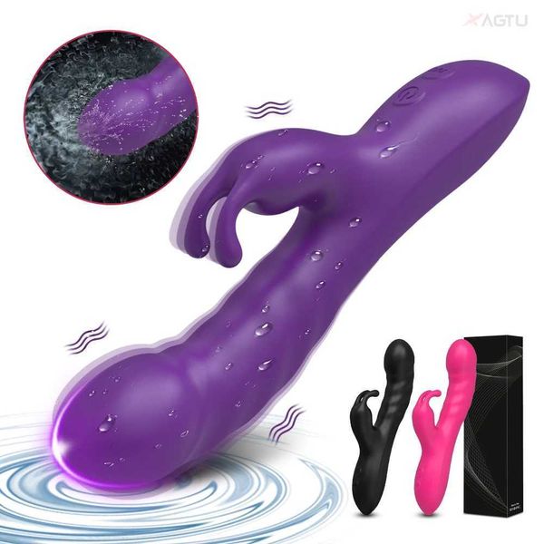 Altri oggetti di bellezza della salute potente vibratore di coniglio per donne dildo g spot clitoride stimolatore massaggiatore sile giocattoli acquistano articoli per adulti per donne t240510