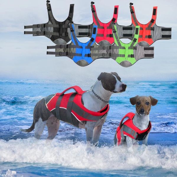 Köpek giyim evcil hayvan büyük can yeleği yüzme takım elbise yelek kıyafetleri mayo kostüm tedarikçisi