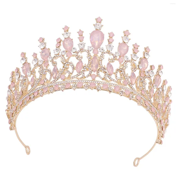 Fermagli per capelli Elegante matrimonio da sposa Corona Principessa Party Prop Ornamento di lusso per abito Abito Acconciatura Strumento per creare AIC88