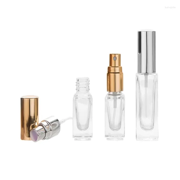 Depolama Şişeleri 1000 PCS/Lot 3ml 6ml 9ml Cam Şişe Parfüm Atomizer Parfum Sprey Kozmetik Örnek Flakon Doldurulabilir