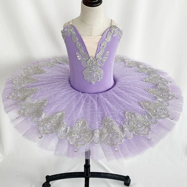 Blue Bird Purplel Professionell Ballett Tanz Tutu Rüschenkanten Klassische Ballett Tutu Kleid für Mädchen Frauen Aufführung 240510