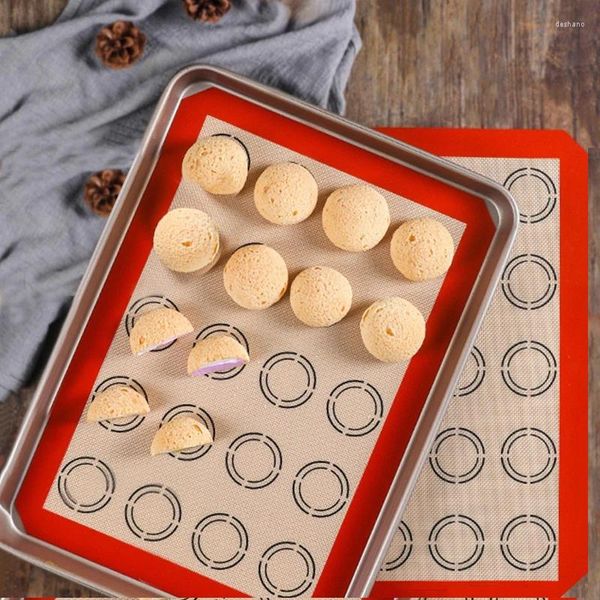 Strumenti da forno tappetino macaron silicone per padelle bake macharo/pasticceria/biscotti per la produzione di grade professionale cookie di grandi dimensioni di grandi dimensioni