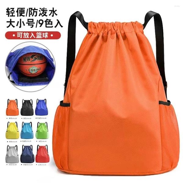 Einkaufstaschen Sport Oxford Draw String Bag Bündel Tasche Large Kapazität Basketball Fußball Yoga Sport Fitnessstudio Travel Fitness Rucksack