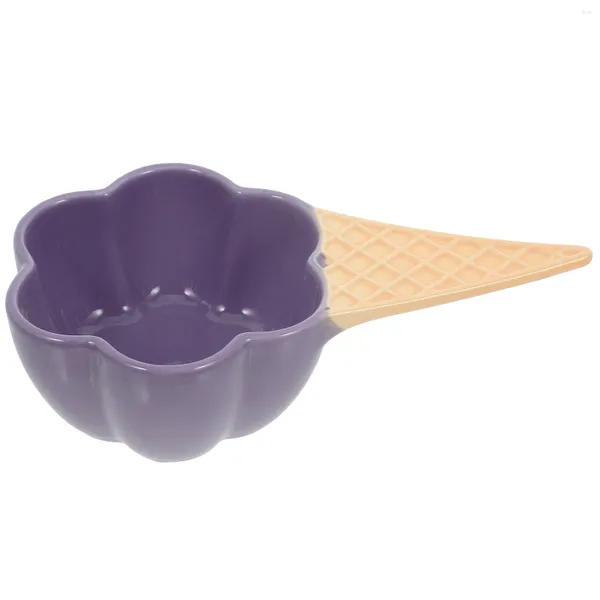 Set di stoviglie a forma di gelato in ceramica sushi immersione piastra piatto in porcellana