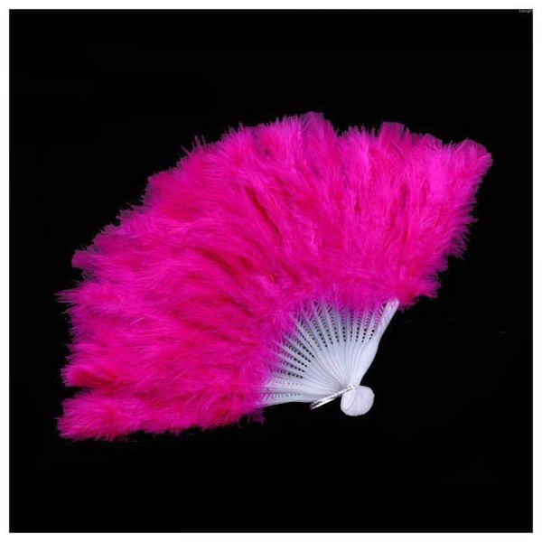 Figurine decorative Halloween Feather Feather Fan Costume Decor per decorazioni per il tea party