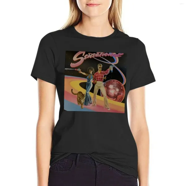Kadın Polos Sansasyonel Sanat Müzik Tişört Grafikleri Estetik Giyim Anime Giysileri Tişörtler Kadınlar Grafik Tees Komik
