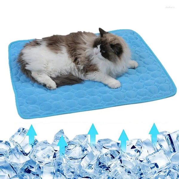 Travesseiro de verão tapete de estimação cool almofada cobertor para animais de estimação absorvente de água de gelo de resfriamento multifuncional multifuncional