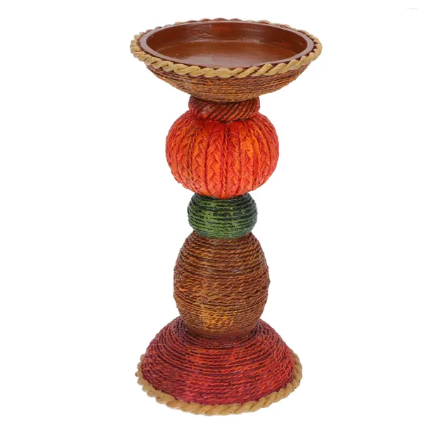 Candele 1pc Chic Candlestick Crafts Decor Giorno del Ringraziamento Candela (candela)