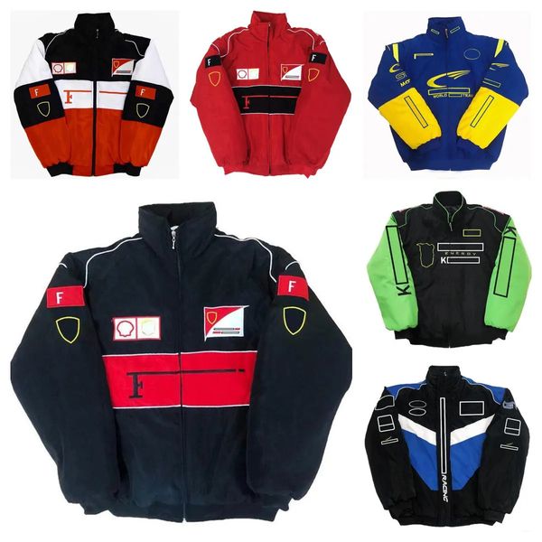 Mens Jackets Designer Jacket F1 Гоночная куртка с полными слоями вышитая уличная повседневная куртка европейская и американская верхняя одежда SS