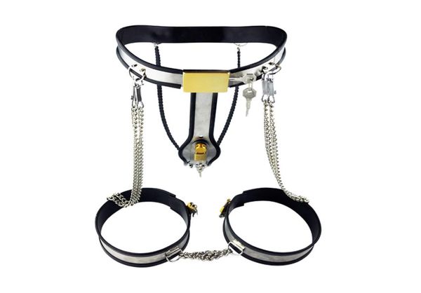 Incredibile prezzi Bondage Sex Toy Sex inossidabile in acciaio femmina Incantesimo Innibizione della coscia per festa A1859085319