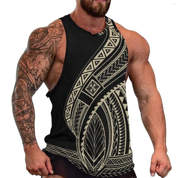 Herren Tanktops Großhandel Custom Herren Basketball -Jersey Uniformen Polynesian Stammes Sport tragen Sublimation Erwachsene Unisex Singuletts Weste