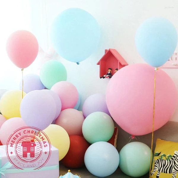 Partydekoration 2pcs 18-36 Zoll Macarone Big Latexballons Helium Inflable Blow Up Giant Ballon Hochzeit Geburtstag großer Ballon