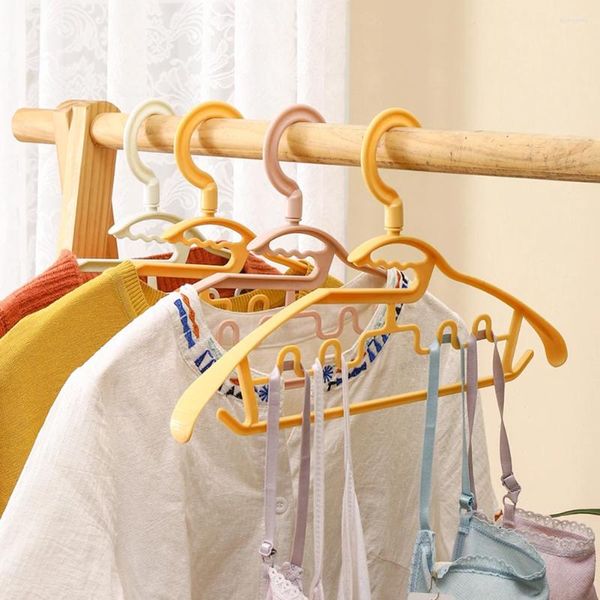 Ganci da 5 pcs a spalla larga gancio camisole con ganci girevoli a 360 ° rack per organizzatore multifunzionale per pantaloni da camicia da asciugamano reggiseno