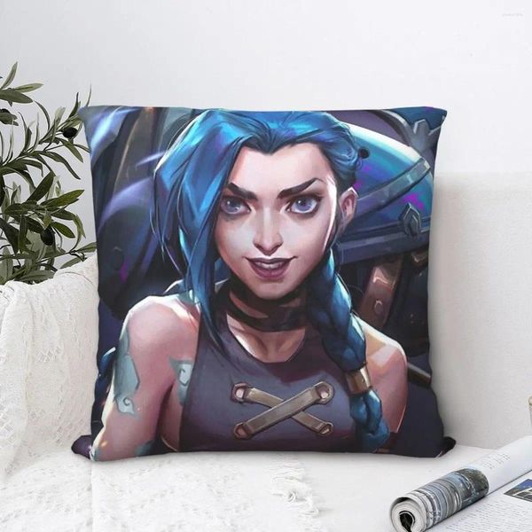 Caso de arcane de arcane de travesseiro de travesseiro League de Legends Plus Casas para Cadeira de sofá em casa Mochila decorativa de mochila