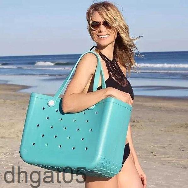 ESPRESSIVO DESIGNO Summer Everglades Waterproof Beach Borse Organizzatore di lusso Eva Material Bogg Bogg Bogg Bag Weekend Pocket Pocket Mommy Borse