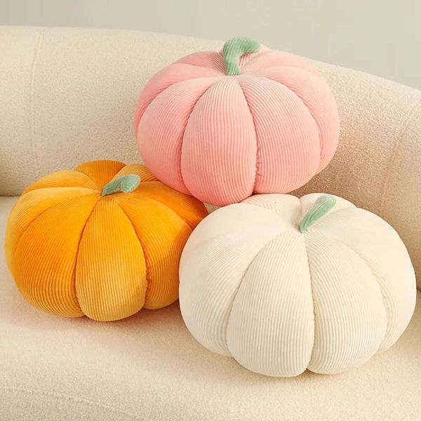 Peluga Halloween Kawaii Pumpkin 20 cm giocattolo nordico peluche morbido pianta di bambola ripiega di bambole oggetti di scena cuscino decorativo per bambini 921 IE