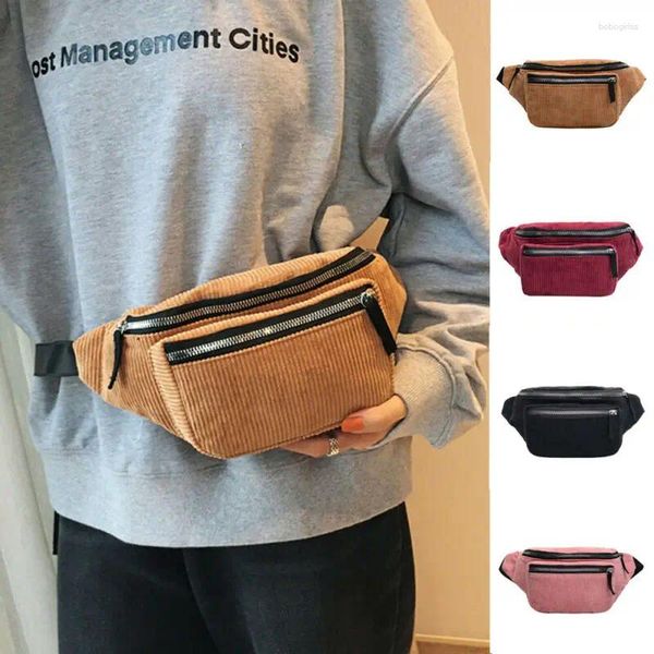 Aufbewahrungstaschen Taillenbeutel Frauen Männer Unisex Bauch Cord Geldbörse Penn Geld Brieftasche Reise Urlaub Pack Gürtel Brust Beutel