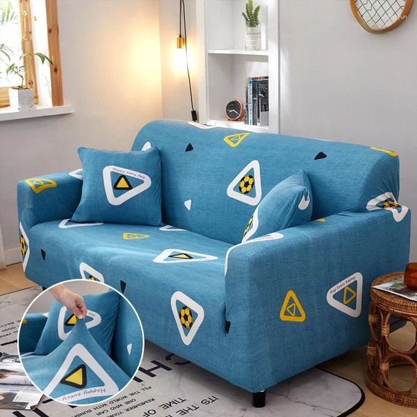 Camas de cadeira Sofá da sala de estar capa de impressão elástica de prevenção de poeira Protetor de móveis para animais de estimação
