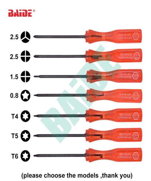 Rot 360 Schraubendreher -Triflügel 25 y 15 Phillips 08 Pentalobe T4 T5 T6 Schraubfahrerschlüssel 360 PCSLOT8009513