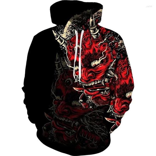 Moletons masculinos impressão samurai 3d para homens armadura templar gráfico com capuz de capuz kid moda cool moletons de inverno roupas de inverno