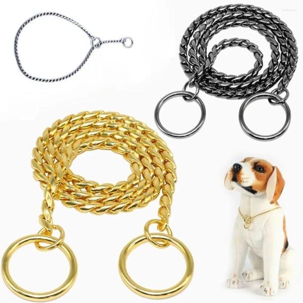 Hundekragen Haustier Training Schlangenkette Schwere Halskette Accessoires Kragen
