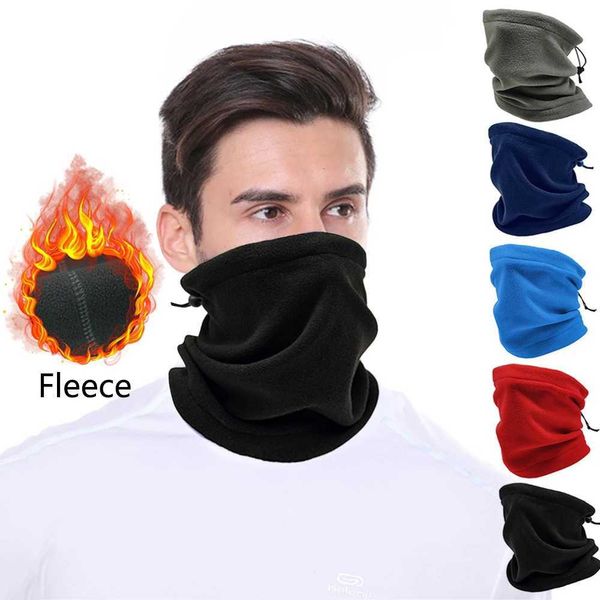 Modegesichtsmasken Hals Gamper Wolle Herren Bandana warmer Winter Windschutz Weiche Weiche Frauen halbe Maske Gait Skibrett Q240510