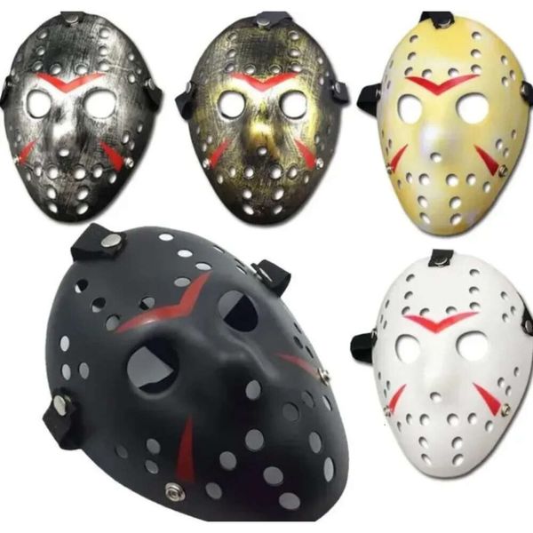 Jason Voorhees Masquerade Toptan Çıkar 13. Korku Filmi Hokey Maskesi Korkunç Cadılar Bayramı Kostüm Cosplay Plastik Parti Maskeleri JN12 S