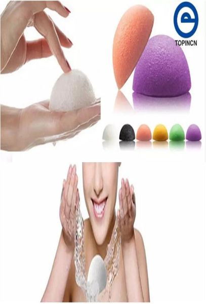 INTEIRA NATURAL KONJAC KONNYAKU FACIAL FACE FACE FACE LIMPENSING SPONGE SPONGE RIND Pink Branco 3Color Disponível6391804