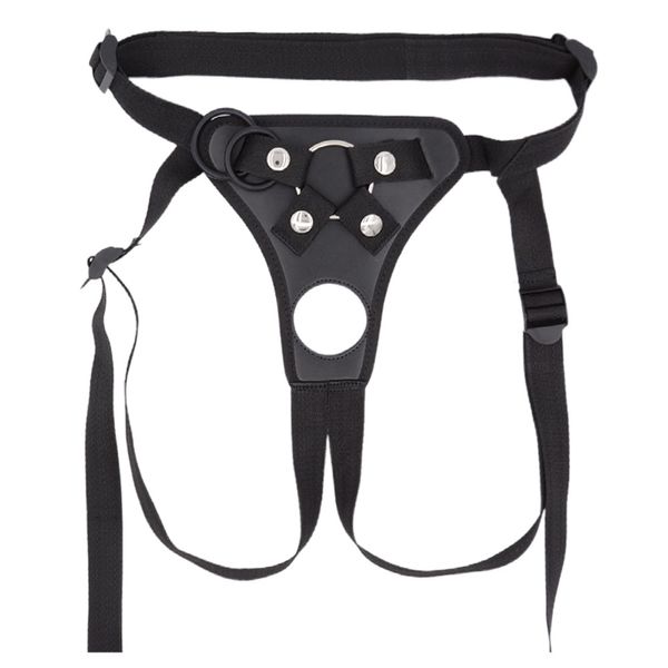 Pantaloni del pene Per donna uomo Mutandine sexy intimo Bondage Cinturino su dildo Cintura di castità giocattoli sessuali J1752