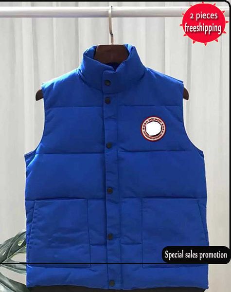 Canadian USA Winter Outdoor Popularität Herren Down -Westen Luxus Bodywarmer Fashion Jackets Damen Gilet Designer Mantel Männlich Doudoune Luxe Gans Veste 5SO7