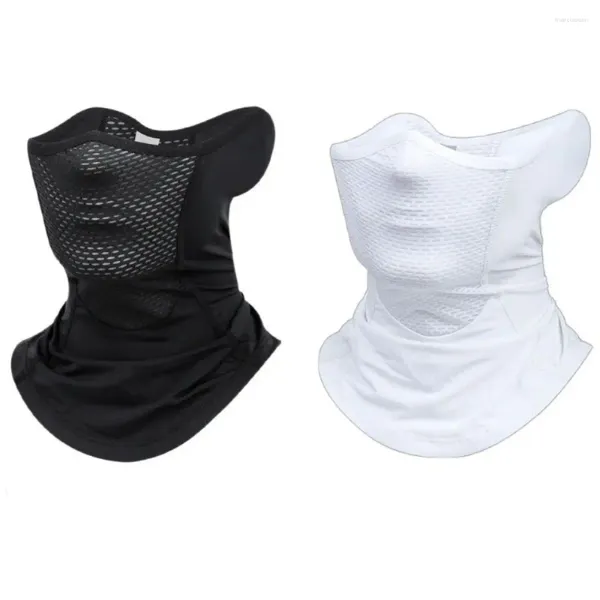 Bandanas Motorcycle Silk UPF 50 Protetor solar Anti-UV Máscara Facial Sport Sports Garda de pescoço